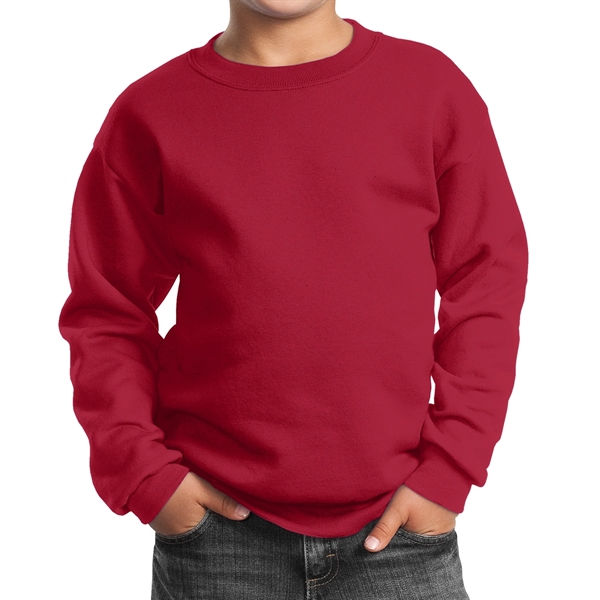 Red color option for High Value Crewneck Sweatshirt