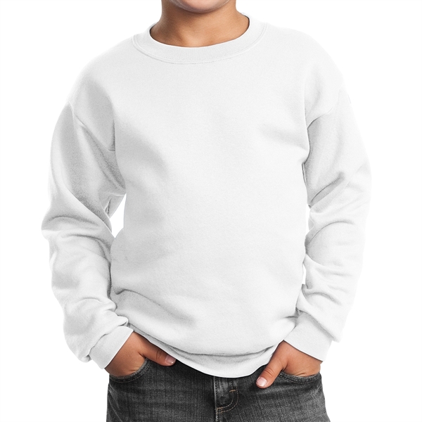 White color option for High Value Crewneck Sweatshirt