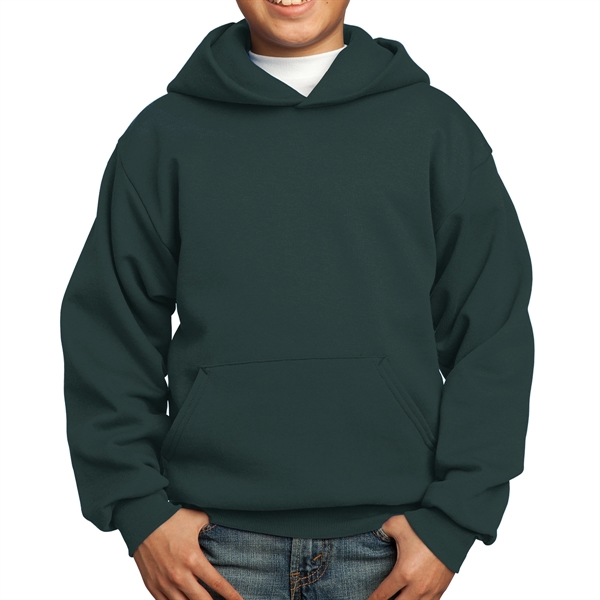Dark Green color option for Cotton Poly  Hooded Sweatshirt