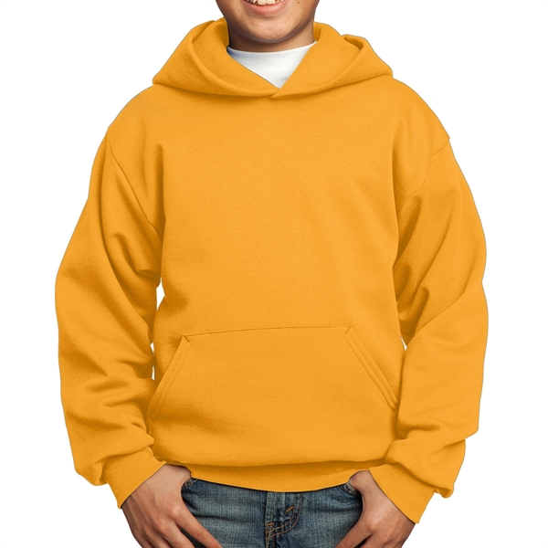 Orange color option for Cotton Poly  Hooded Sweatshirt