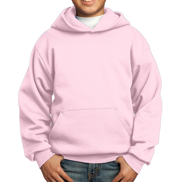 Pale Pink color option for Cotton Poly  Hooded Sweatshirt