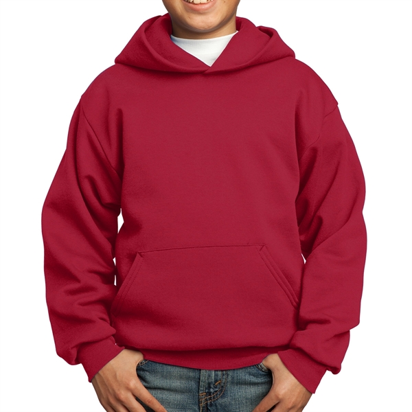 Red color option for Cotton Poly  Hooded Sweatshirt