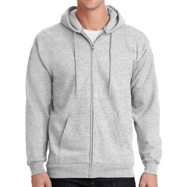 Ash color option for Essential Fleece Full Zip Hooded Sweatshirt