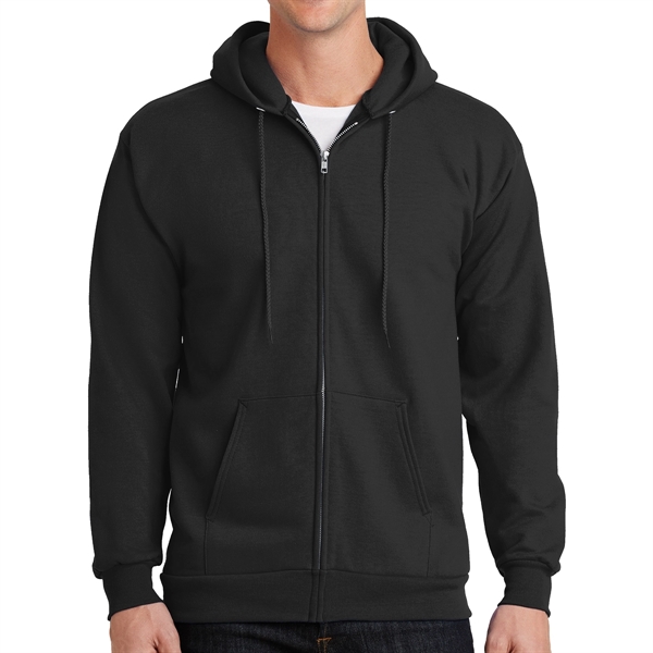Jet Black color option for Essential Fleece Full Zip Hooded Sweatshirt