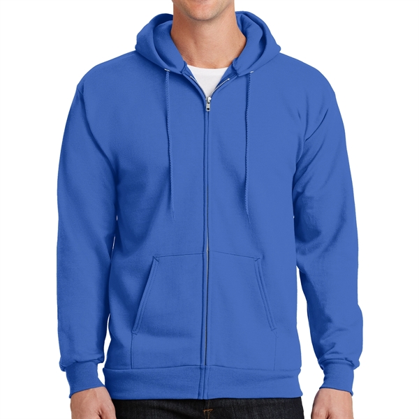 Royal Blue color option for Essential Fleece Full Zip Hooded Sweatshirt