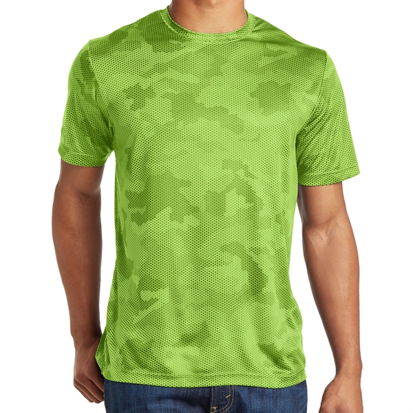 LIME SHOCK color option for Camo Inspired Shirt