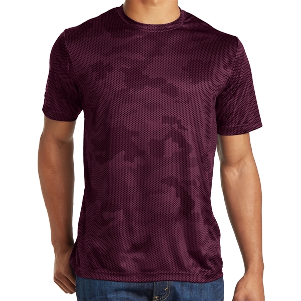MAROON color option for Camo Inspired Shirt
