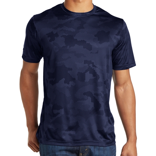 True Navy color option for Camo Inspired Shirt