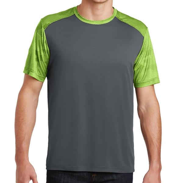 IRON GREY/LIME SHOCK color option for Classic Colorblock Tee