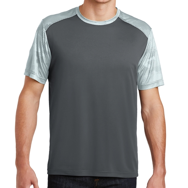 IRON GREY/WHITE color option for Classic Colorblock Tee