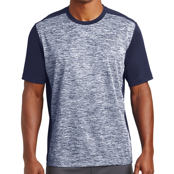 TR NAV ELECTRIC/TRU NAVY color option for Electric Heather Shirt