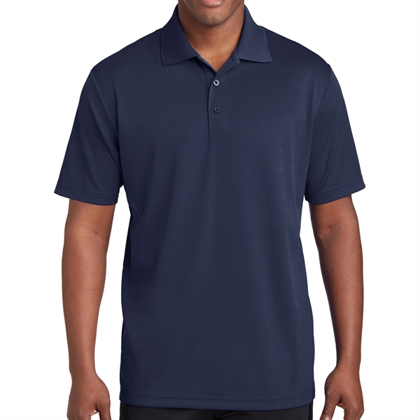 True Navy color option for 100% Polyester Shirt With Flat Back Mesh