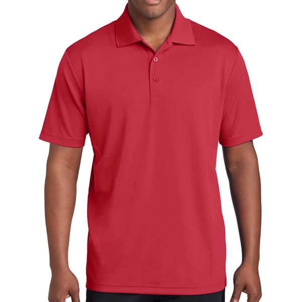 True Red color option for 100% Polyester Shirt With Flat Back Mesh