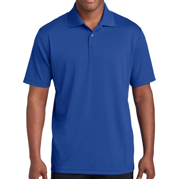 True Royal color option for 100% Polyester Shirt With Flat Back Mesh