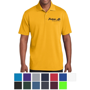 Photo of 100% Polyester Shirt With Flat Back Mesh