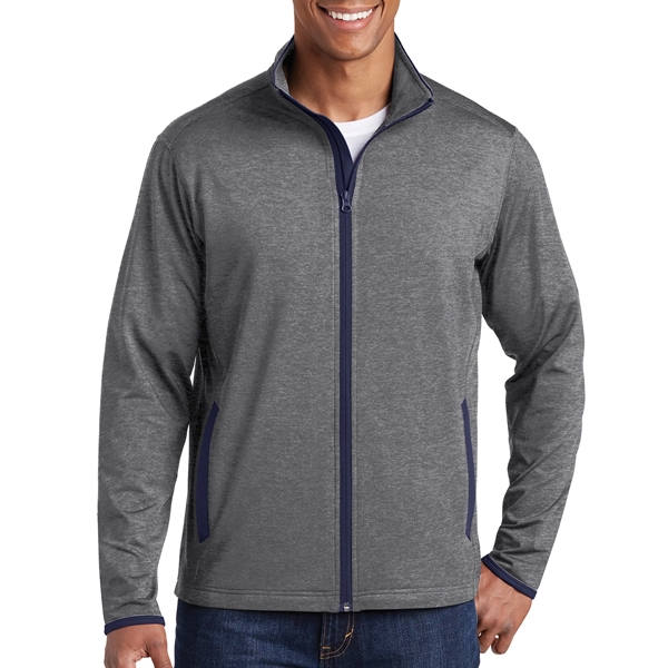CHARCOAL GRAY HEATHER/CHARGE GR color option for Gorgeous Sporty Jacket