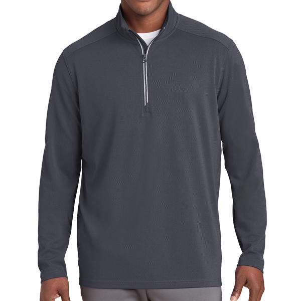 IRON GRAY color option for Textured 100% Polyester Shirt