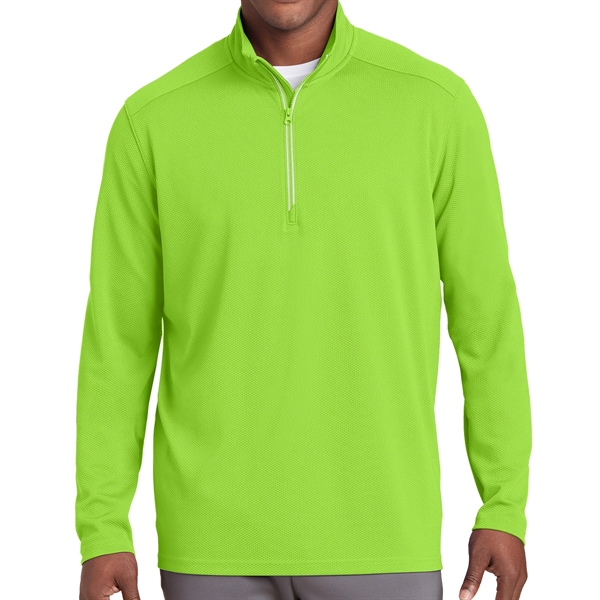 LIME SHOCK color option for Textured 100% Polyester Shirt