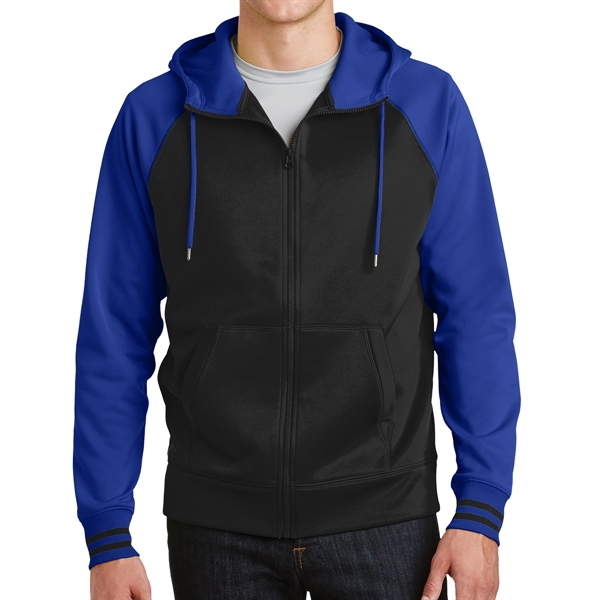 TRUE ROYAL/ BLACK color option for Collective Hooded Jacket