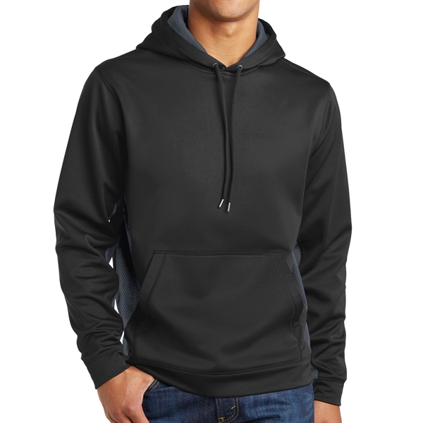 BLACK/DARK SMOKE GREY color option for Colorblock Pullover Shirt