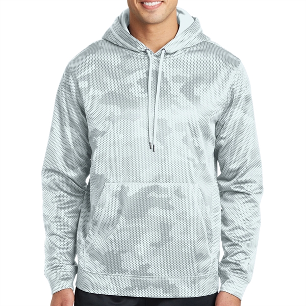 White color option for 100% Polyester Hooded Pullover