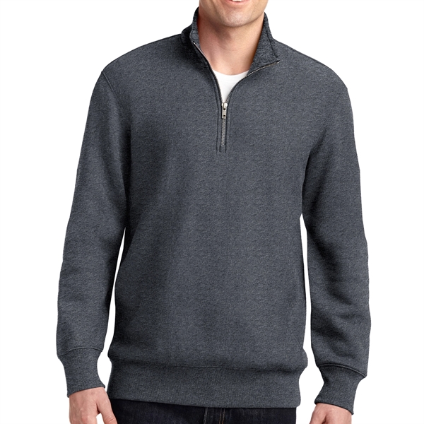 Graphite Heather color option for Sport Tek® Quarter Zipped Pullover Sweatshirt