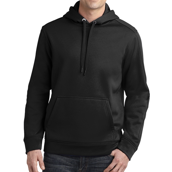 BLACK color option for Sport Tek® Water Repellent Pullover Hoodie