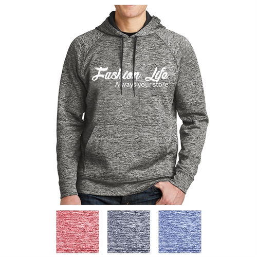 Main photo of Electric Heather Pullover With Hood