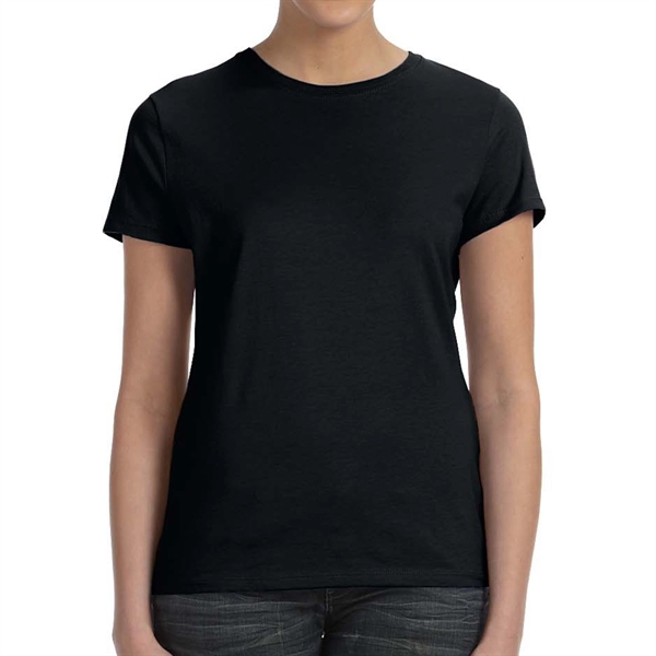 Black color option for Ladies' Branded Cotton Tee