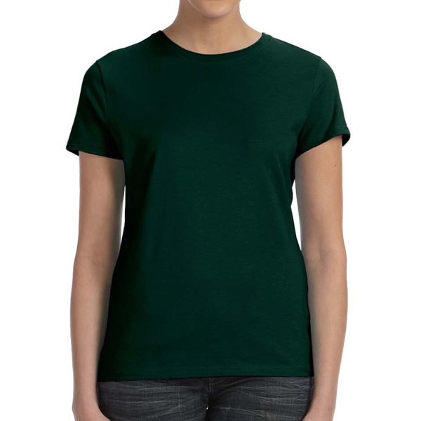 Deep Forest Green color option for Ladies' Branded Cotton Tee