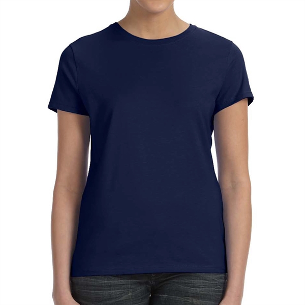 Deep Navy color option for Ladies' Branded Cotton Tee