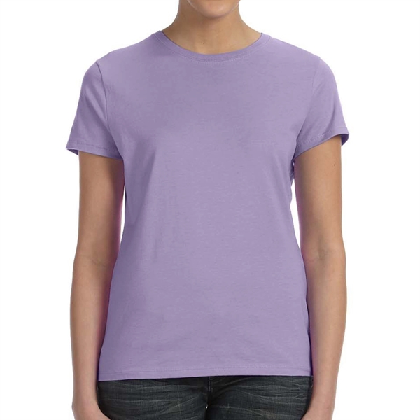 Lavender color option for Ladies' Branded Cotton Tee