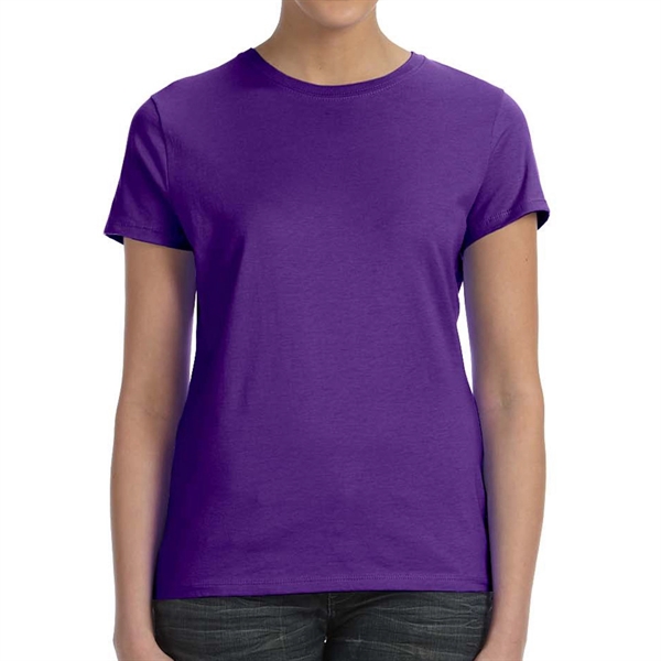 Purple color option for Ladies' Branded Cotton Tee