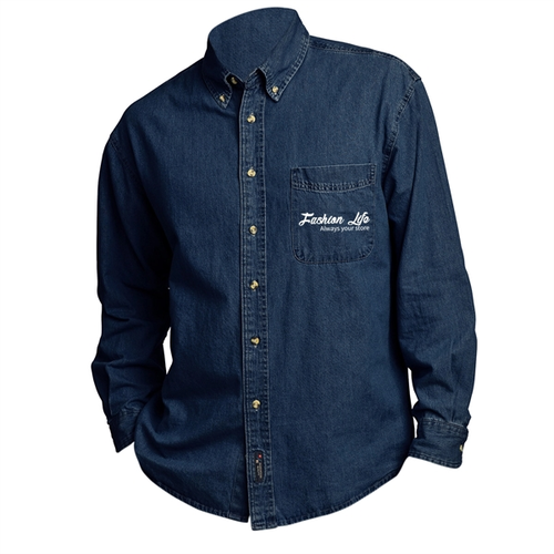 Main photo of Long Sleeve Denim Shirt