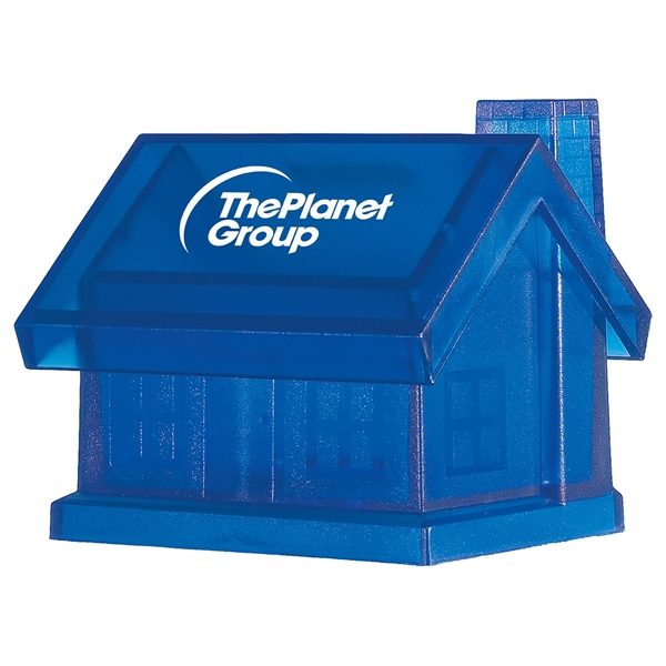 FROST BLUE color option for Plastic House Shaped Coin Bank