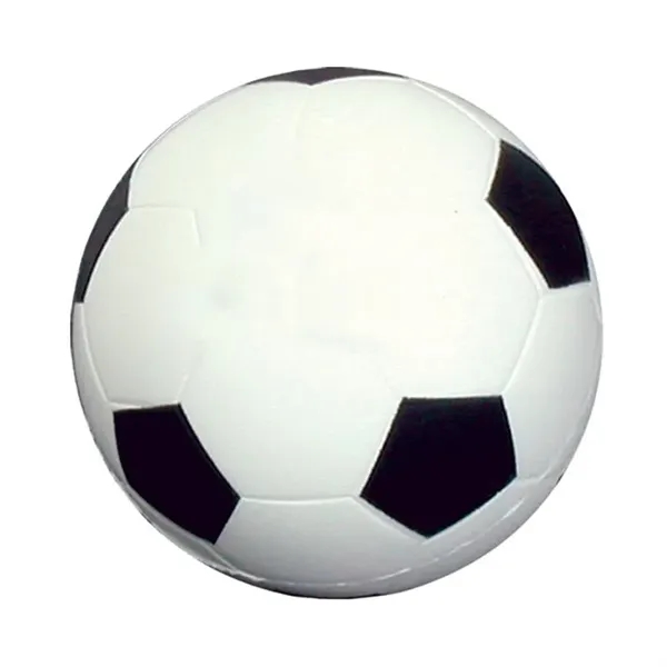 White color option for Soccer Ball Shape Stress Reliever