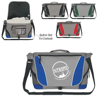 Messenger Bag With Buckle Closure