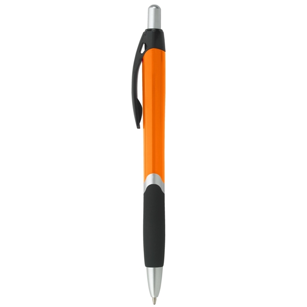 Orange With Black color option for Black Clipped Pen
