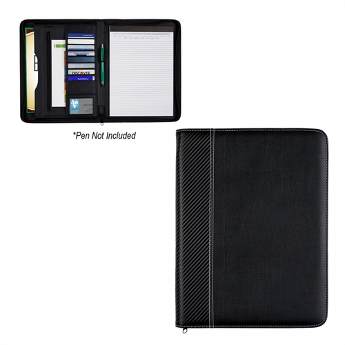 Main photo of Sleek Carbon Zip Up Portfolio