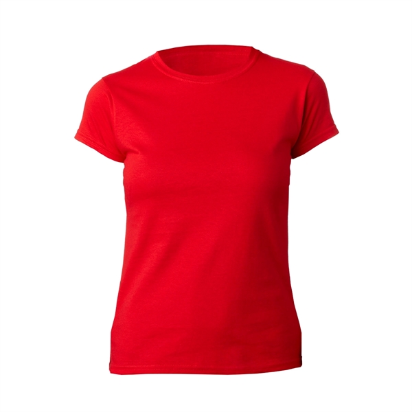 Red color option for Gildan Womens' Soft T Shirt