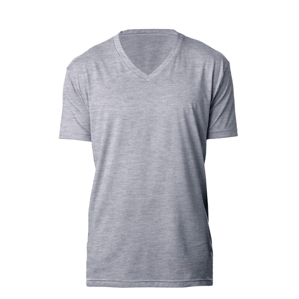 Dark Heather Gray color option for Next Level Premium V Neck Shirt For Men