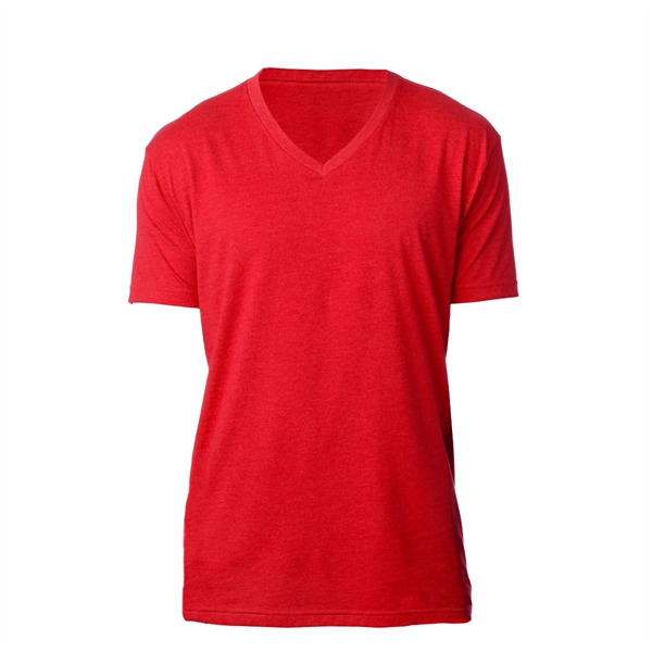 Red color option for Next Level Premium V Neck Shirt For Men