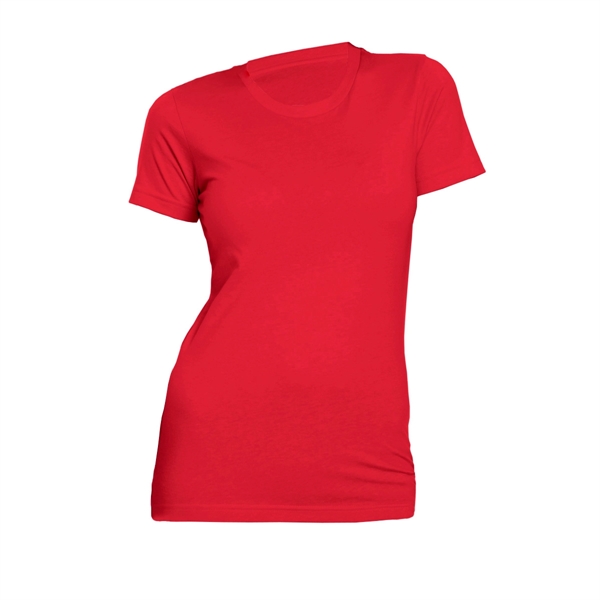 Red color option for Next Level Boyfriend T Shirt For Women