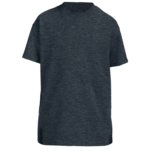 Black Heather color option for Jerzees Dri Power Tee For Youth