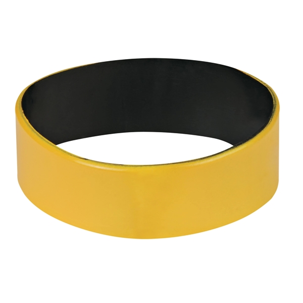 Yellow W/Black color option for Elastic Silicone Hand Strap
