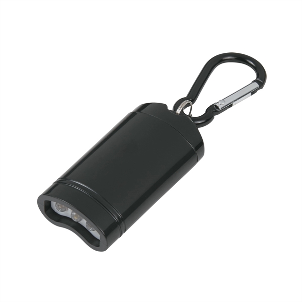 Black color option for Easy Releasing Carabined Flashlight