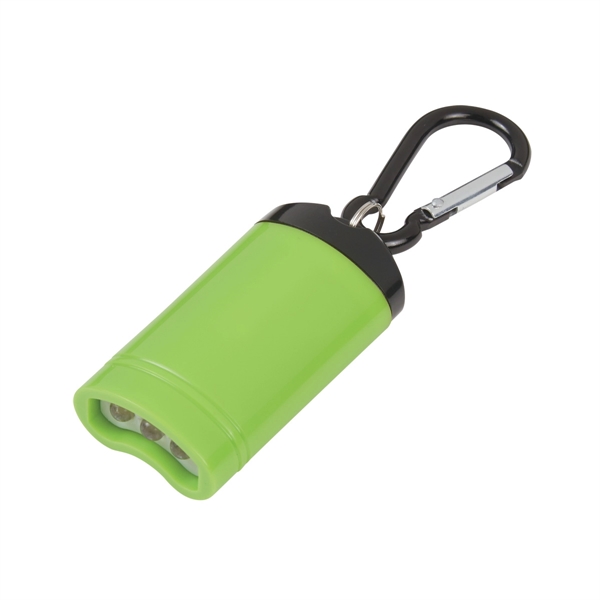 Lime color option for Easy Releasing Carabined Flashlight