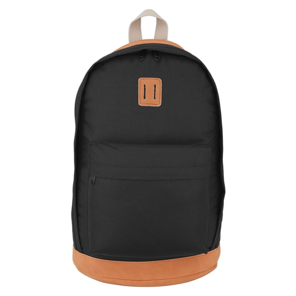 Black With Brown color option for Traveler's Rucksack