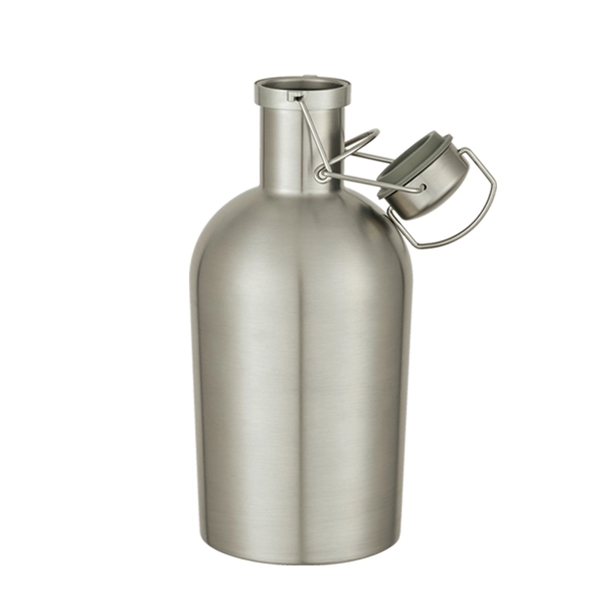 Silver color option for Stainless Steel Growler
