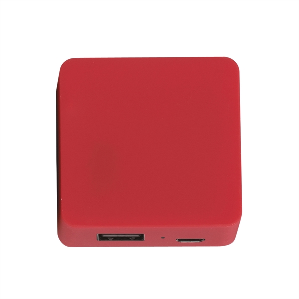 Red color option for Duradero Power Bank With Rubber Finish